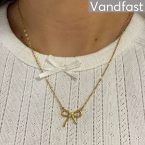 ANNEBRAUNER Bow Necklace