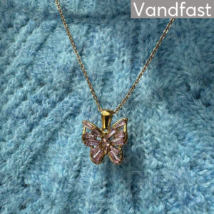 ANNEBRAUNER Butterfly Pink Necklace