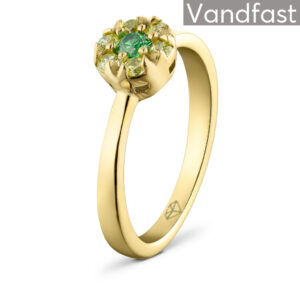 ANNEBRAUNER Flower Ring Apple/Green - 48