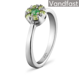 ANNEBRAUNER Flower Ring Apple/Green - 50