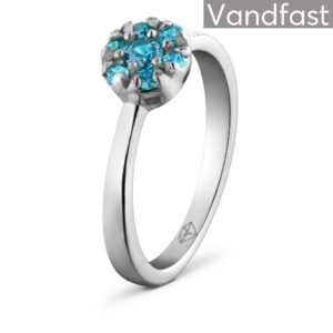 ANNEBRAUNER Flower Ring Blue - 58