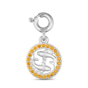 ANNEBRAUNER Pisces Charm (Fisk Stjernetegn)