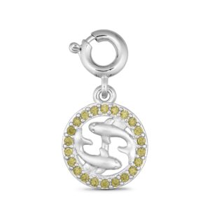 ANNEBRAUNER Pisces charm (Fisk Stjernetegn)