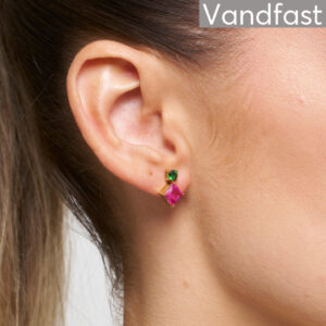 ANNEBRAUNER Princess Square Green/Rose
