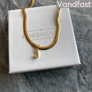 ANNEBRAUNER Snake Letter Necklace - J