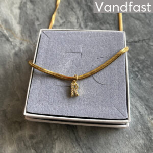 ANNEBRAUNER Snake Letter Necklace - R