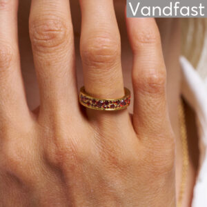 ANNEBRAUNER Sparkling Ring Rød - 50