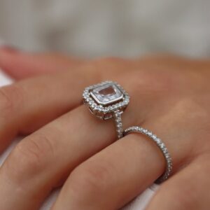 ANNEBRAUNER Square Princess ring - 54