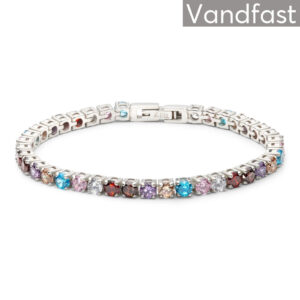 ANNEBRAUNER Tennis Rainbow Bracelet - 17 CM