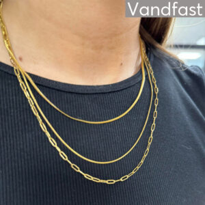 ANNEBRAUNER Three Layer Snake Chain