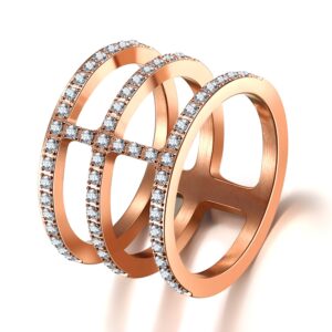 ANNEBRAUNER Triple all Rose/White - 50