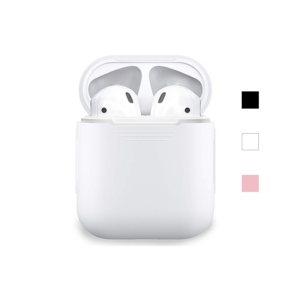 AirPods (1/2) | DeLX Premium Silikone Cover - Hvid