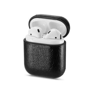 AirPods (1/2) | Realike™ Retro Læder Taske/Etui - Sort