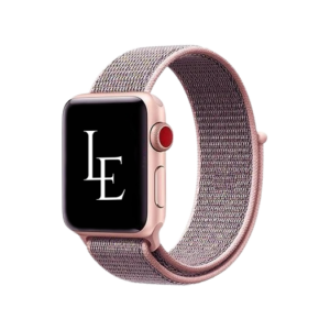 Apple Watch 42-44mm - Realike Nylon Urrem Armbånd - Rose