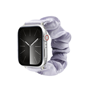 Apple Watch (42/44/SE/45mm & Ultra) - Scrunchie Velour Dame Armbånd - Lavendel