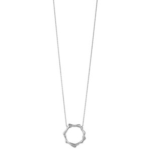 Catch Large Pendant 14K White Gold