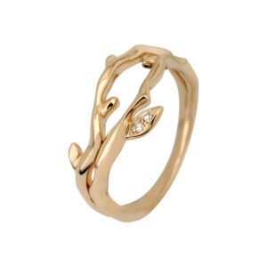 Catch Medium Ring 14K Gold - 52