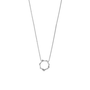 Catch Pendant Small 14K White Gold