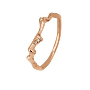 Catch Ring 14K Rose Gold