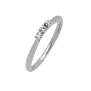 Colorful Ring 14K Hvidguld - 60