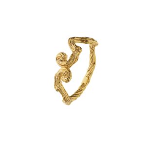 Cora Ring Forgyldt Sølv