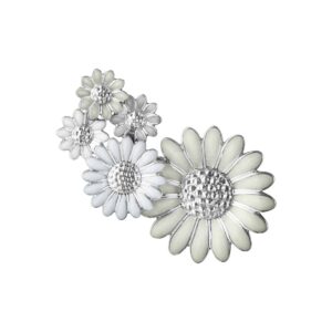 Daisy Ear Cuff Sølv Emalje