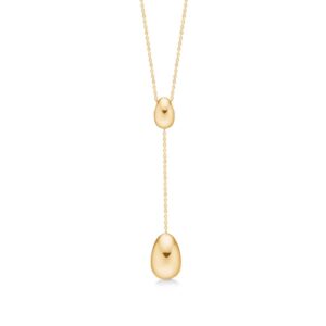 Dangling Ellipse Vedhæng 14K Guld