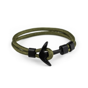 Deluxe™ - Nylon Anker Armbånd - Onesize - Green