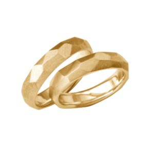 Edgy Vielsesringe 14K Guld