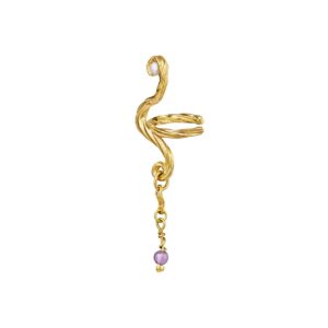 Elva Earcuff Forgyldt Sølv