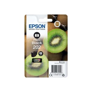 Epson 202 foto sort blækpatron 4,1 ml C13T02H14010 - original