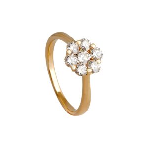 Halo Ring 14K Guld