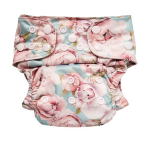 Heritage Hug onesize aio - spring sky - type Enkelt lækagebarriere, Staydry inderside, Slange indlæg