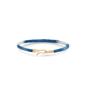 Life Armbånd 18K Guld Blue Jeans