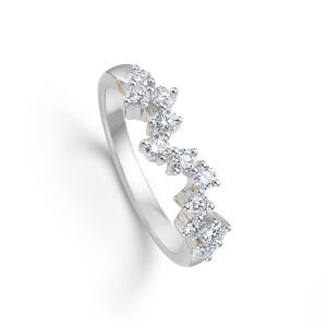 Lightning Ring 14K Hvidguld