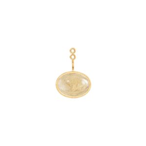Lotus Ørestik Pendant 18K Guld Rutil