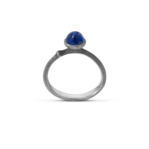 Lotus Ring Str.0 Sølv Lapis