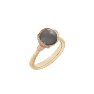 Lotus Ring Str.1 18K Guld Månesten
