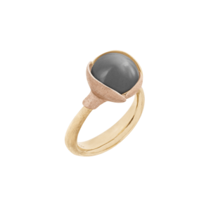 Lotus Ring Str.2 18K Guld Månesten