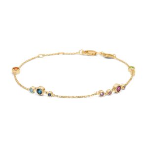 Luxury Rainbow Armbånd 14K Guld