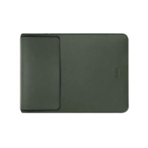 MacBook 12" - BUBM® - Vertigo Læder Sleeve / Cover - Mørkegrøn