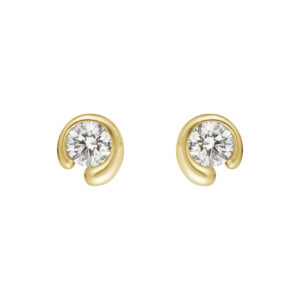 Mercy Solitaire Ørestikker 18K Guld