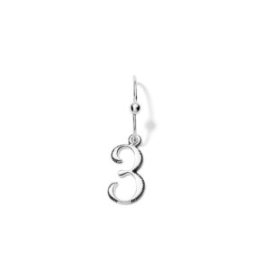 Miss P3 Antique Ørering Sølv