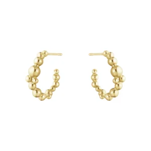 Moonlight Grapes Hoops 18K Guld