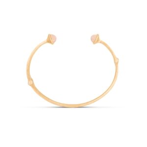 Nature Armring 18K Guld Blush Månesten