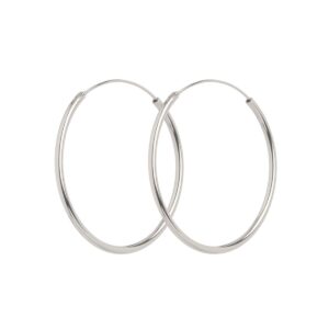 Plain Hoops Ørestikker Sølv