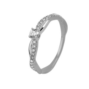 Pollux Ring 14K White Gold - 52