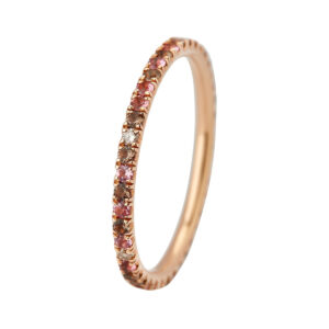Puzzle Colours Ring 14K Rosaguld
