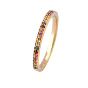 Puzzle Rainbow Ring 14K Guld
