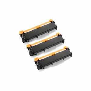 Rabat sæt! 3 stk TN2310 sort toner 3.600 sider i alt - Kompatibel Brother - TN2310BK